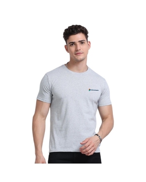 Greys&Blues Men's Eco Blend Round Neck T-Shirt- Grey Melange